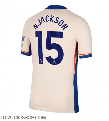 Chelsea Nicolas Jackson #15 Seconda Maglia 2024-25 Manica Corta